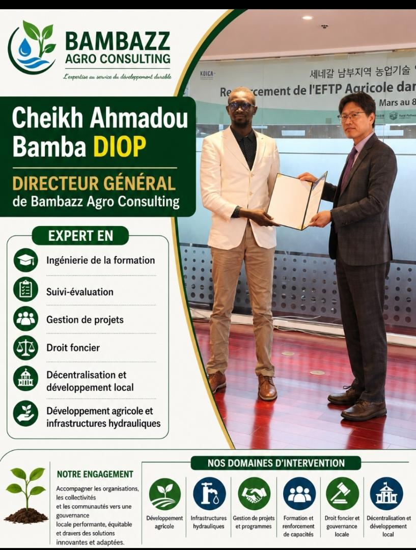 Remise de diplôme par le Directeur Général